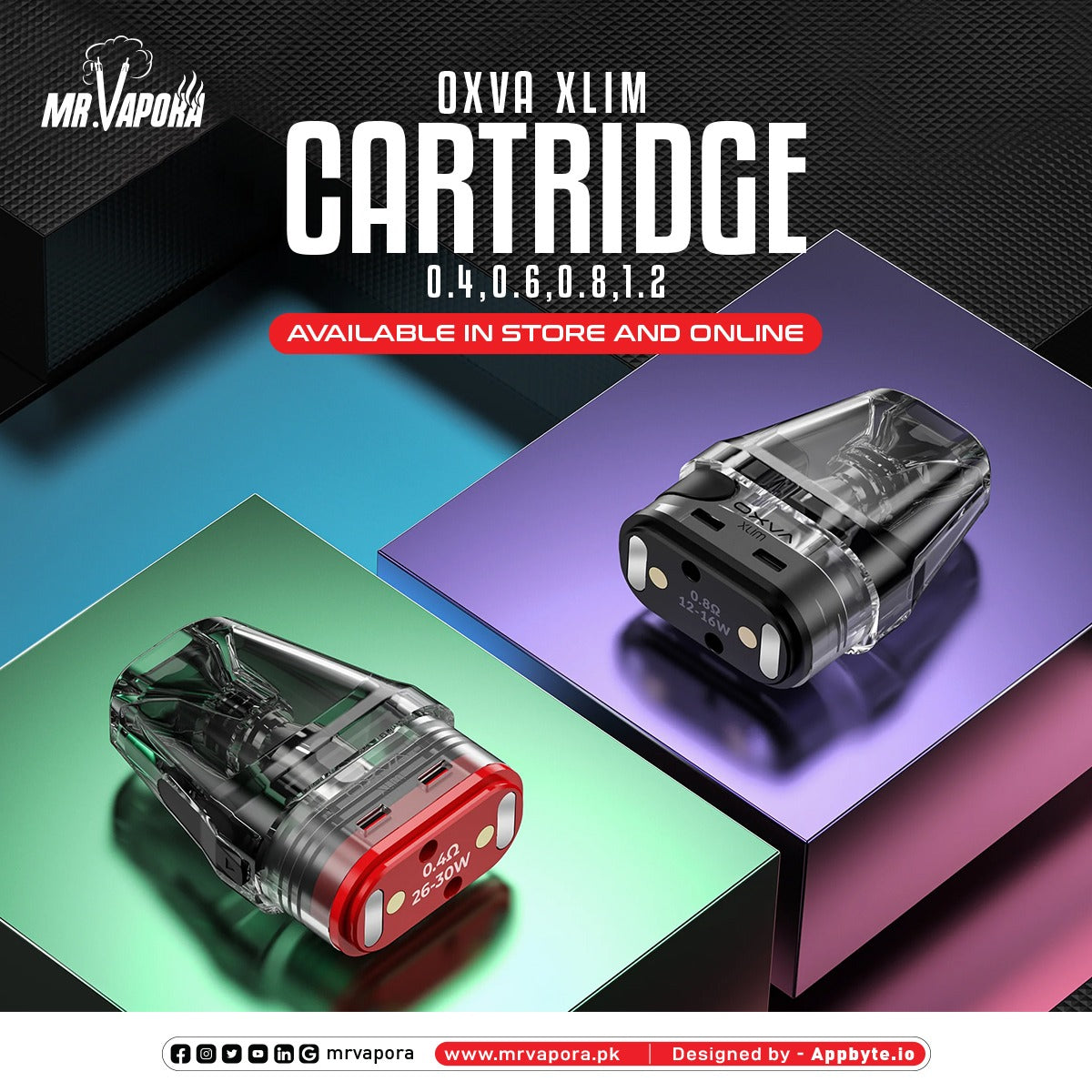 OXVA - XLIM V2 CARTIDGES - MrVapora.pk