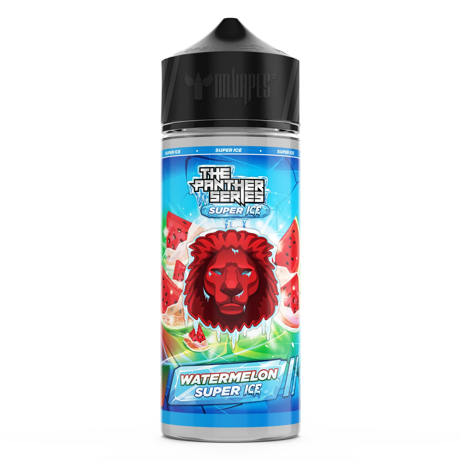 PANTHER SUPER ICE WATERMELON ICE 3MG 120ML- DR VAPES PANTHER SERIES - MrVapora.pk