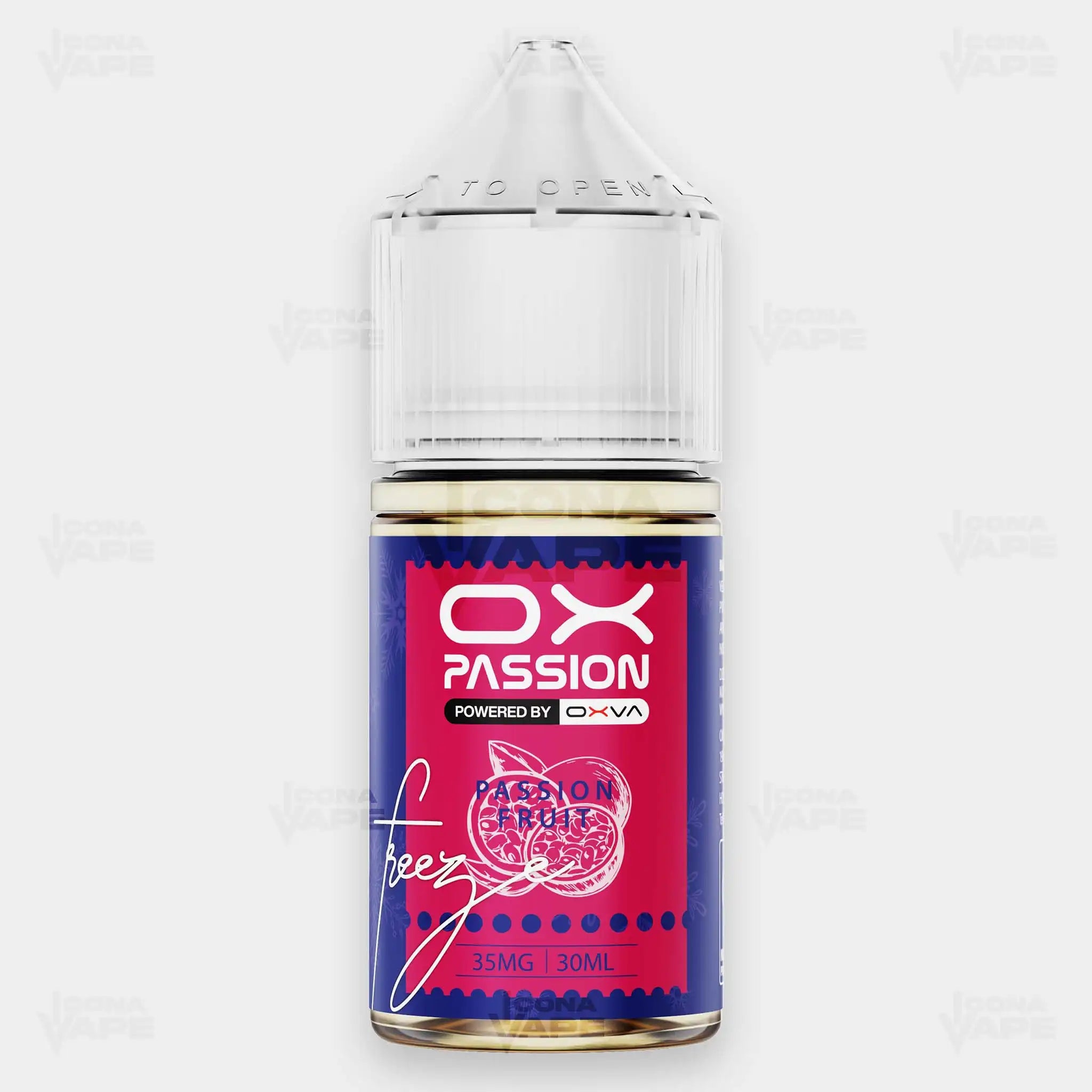 PASSION FRUIT ICE  30ML - OX PASSION SALT BY OXVA - MrVapora.pk