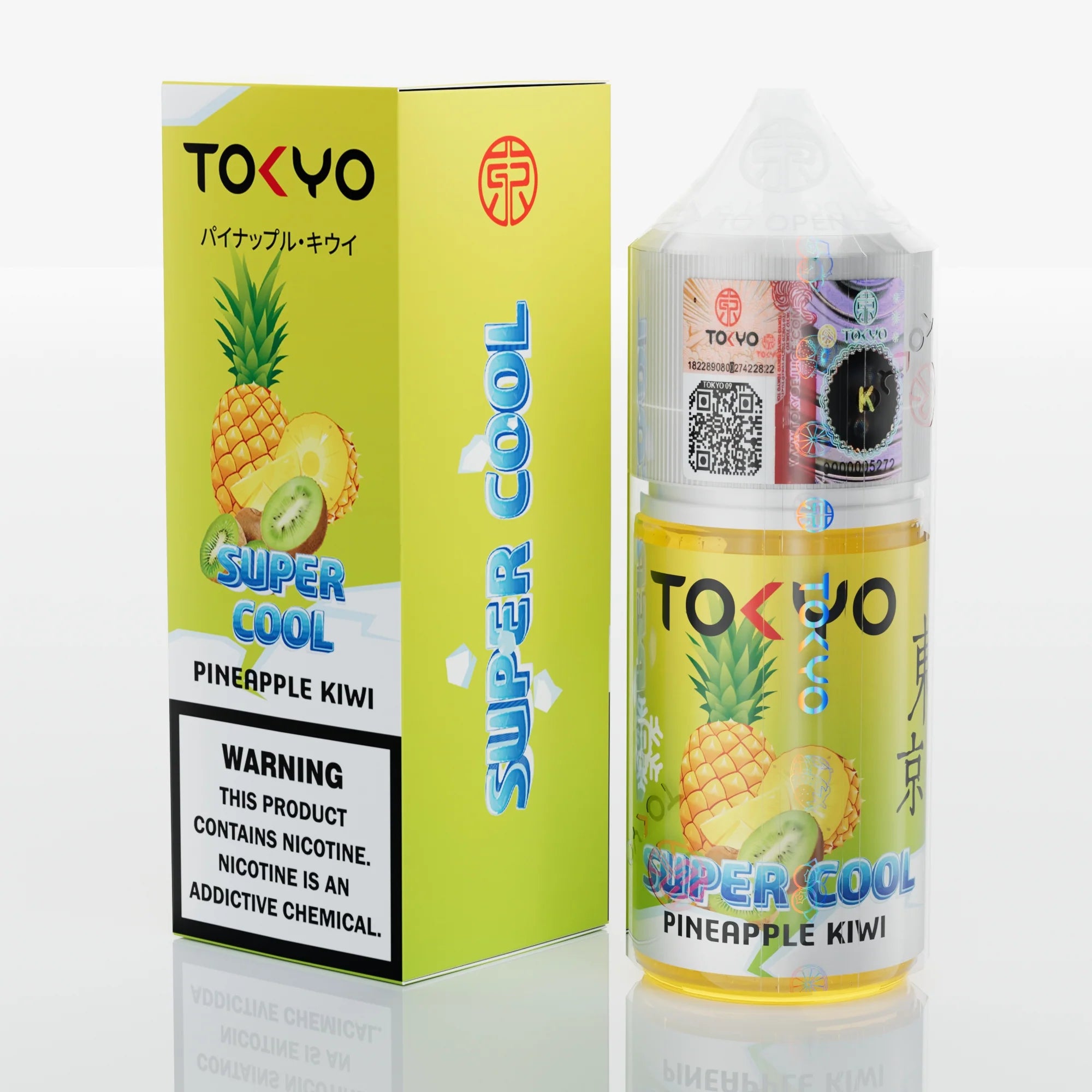 PINEAPPLE KIWI ICE 30ML- TOKYO SUPER COOL - MrVapora.pk