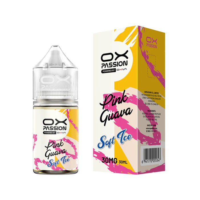 PINK   GUAVA   ICE  30ML   -   OX   PASSION   SOFT   ICE - MrVapora.pk