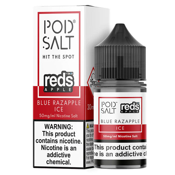 PODSALT - BLUE RAZAPPLE ICE - 25MG 30ML - MrVapora.pk