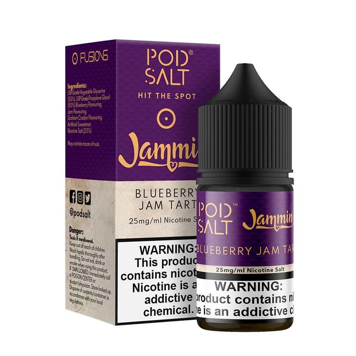 PODSALT - BLUEBERRY JAM TART  25MG 30ML UK - MrVapora.pk