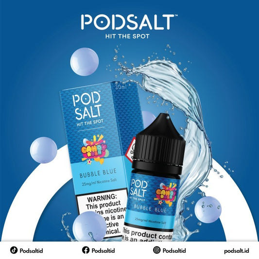 PODSALT - BUBBLE BLUE 25mg 30ml - MrVapora.pk