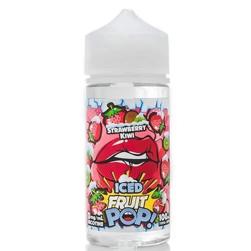 POPVAPORS - STRAWBERRY KIWI ICED - 100ML - MrVapora.pk