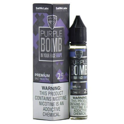 PURPLE BOMB 30ML - VGOD NON ICED  SALT NIC - MrVapora.pk