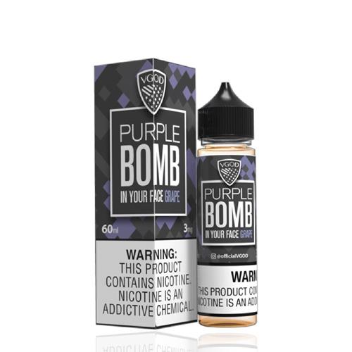 PURPLE BOMB 60ML - VGOD FREEBASE NON ICED - MrVapora.pk