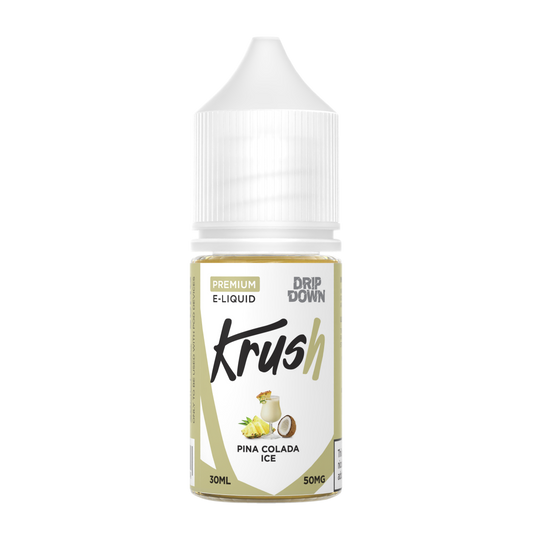 DRIP DOWN KRUSH SERIES PINA COLADA ICE  30MG,50MG - 30ML - MrVapora.pk