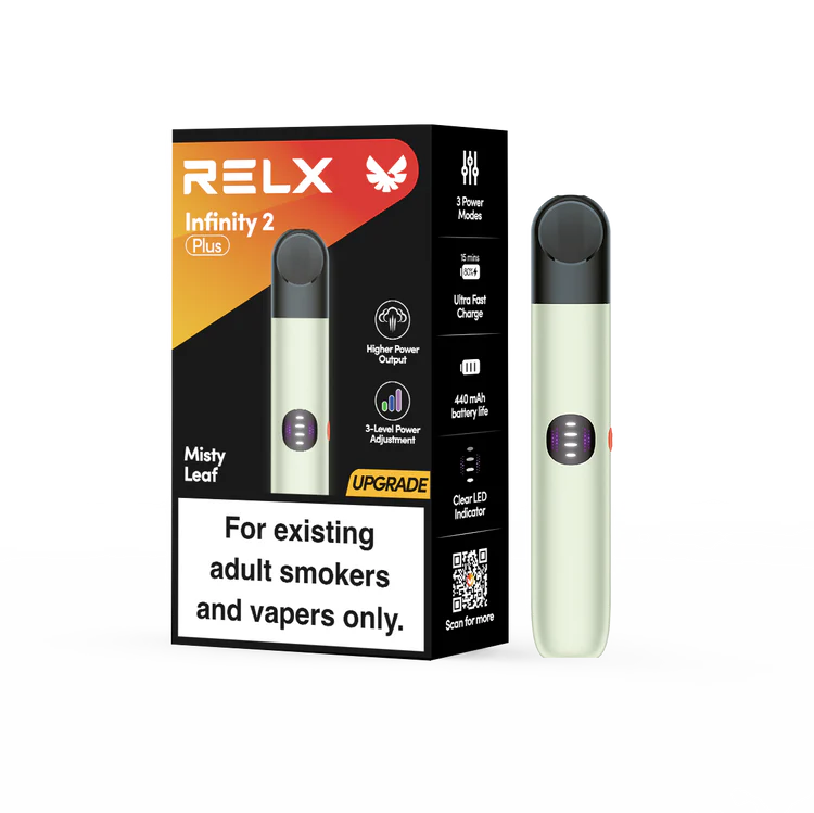 RELX INFINITY 2 PLUS MISTY LEAF 440MAH - MrVapora.pk