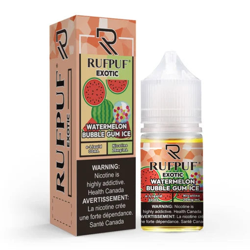 RUFPUF WATERMELON WATERMELON BUBBLE GUM SALTNIC 30ML - MrVapora.pk