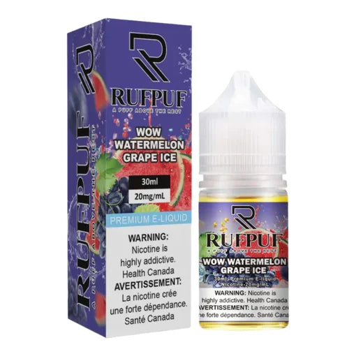 RUFPUF WOW WATERMELON GRAPE SALTNIC 30ML - MrVapora.pk