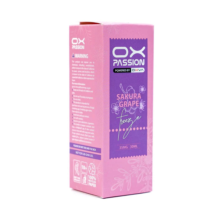 SAKURA GRAPE 30ML- OX PASSION SALT BY OXVA - MrVapora.pk