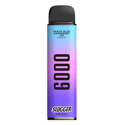SLUGGER DISPOSABLE PEACH BLUE RASPBERRY ICE 6000 PUFFS 40MG - MrVapora.pk