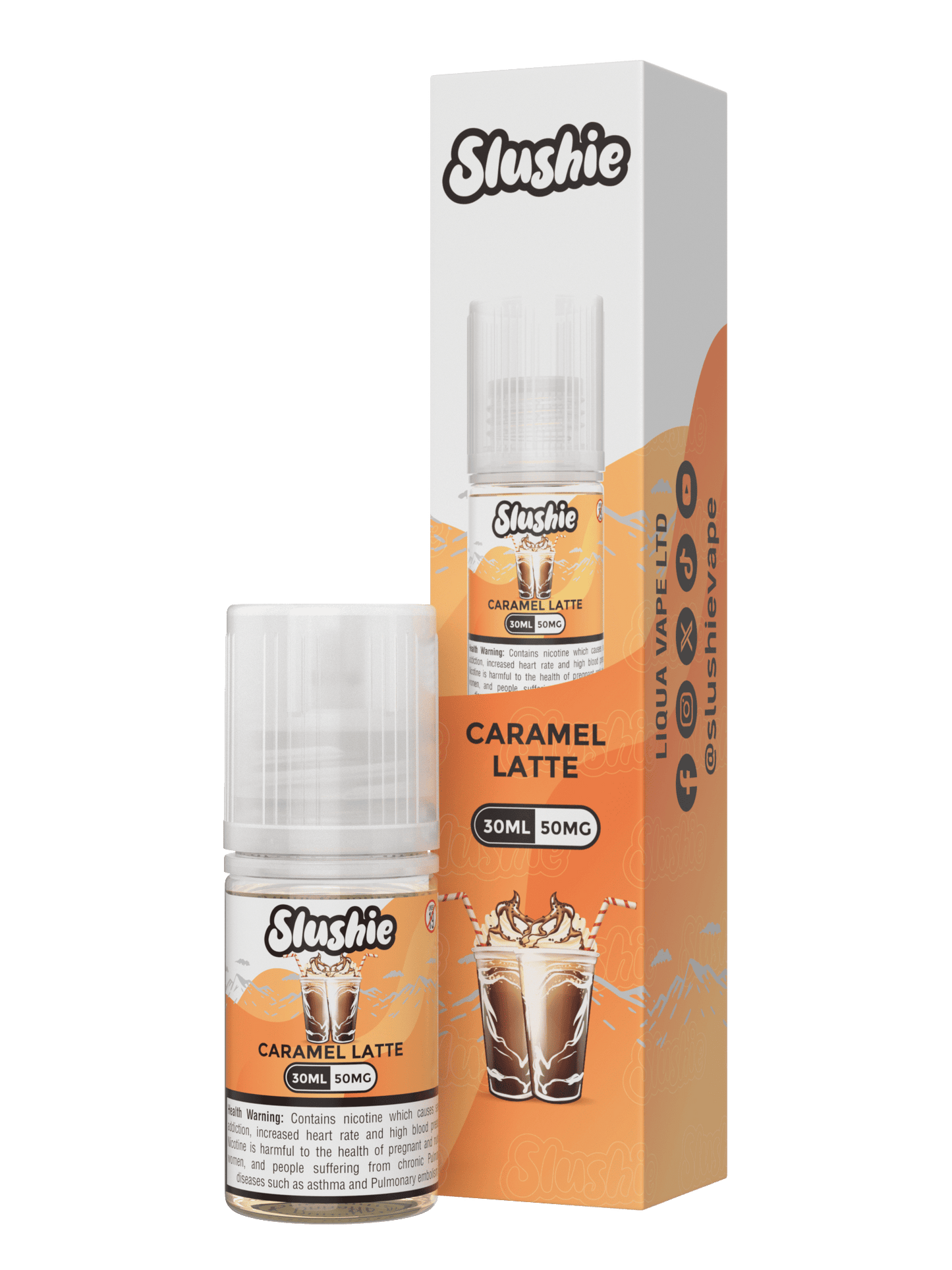 SLUSHIE - Caramel Latte 30ML - MrVapora.pk