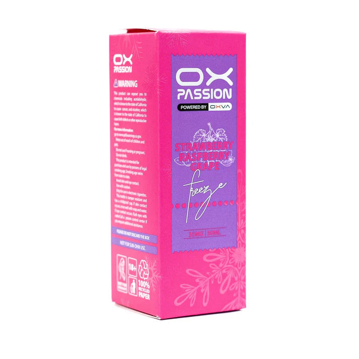 STRAWBERRY RASPBERRY GRAPE ICE   30ML - OX  PASSION SALT BY OXVA - MrVapora.pk