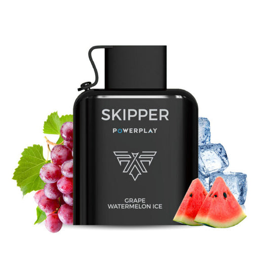 Skipper Powerplay Grape Watermelon Ice 5% 16000 Puffs - MrVapora.pk