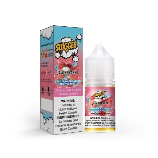 Slugger Jaw Breaker Series Lychee Watermelon Strawberry Ice – 30ml Nic Salt - MrVapora.pk