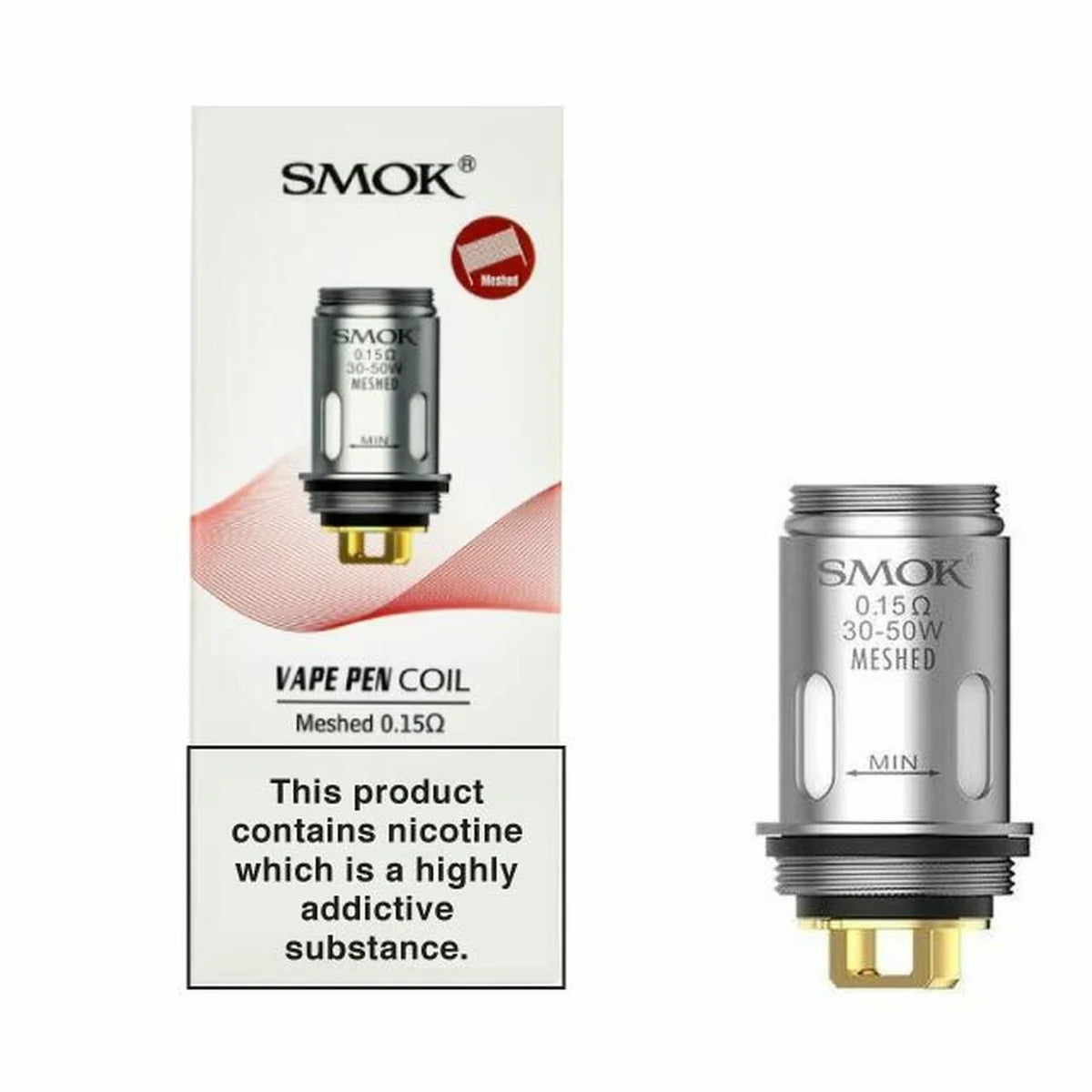 SMOK VAPE PEN MESH COIL 0.15 OHM - MrVapora.pk