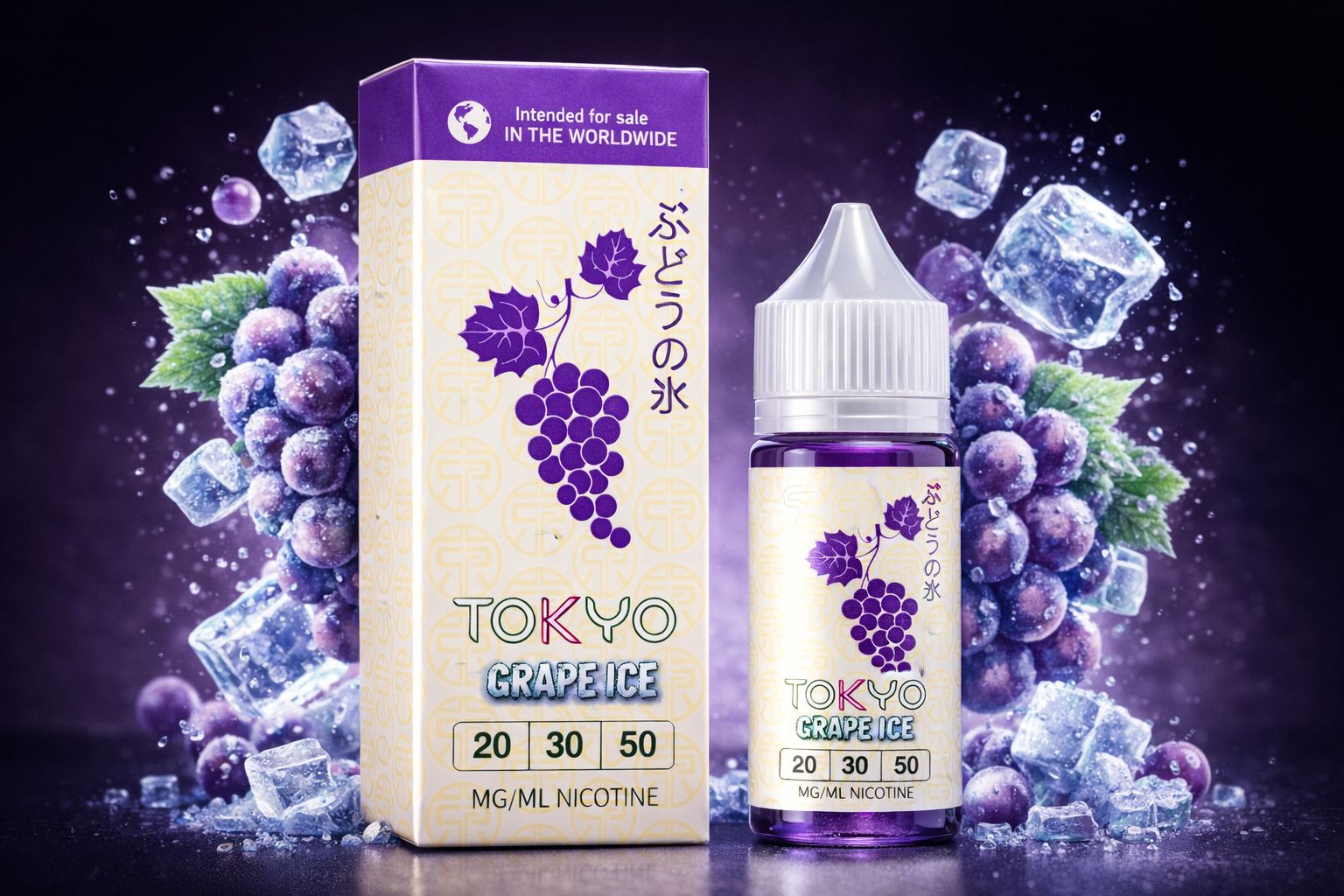 TOKYO - ICED GRAPE 30ML - MrVapora.pk