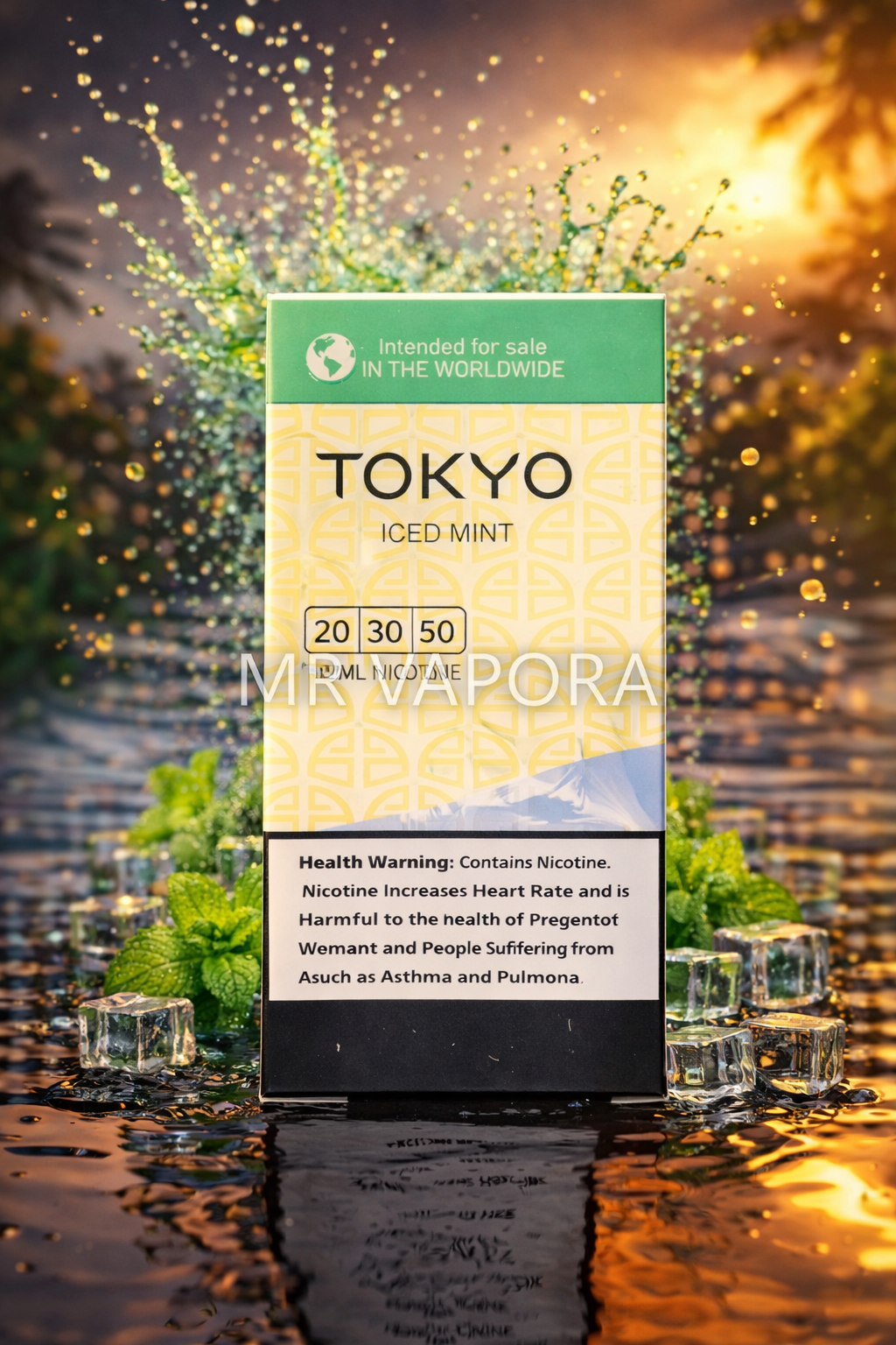 TOKYO ICED MINT 50MG 30ML - MrVapora.pk