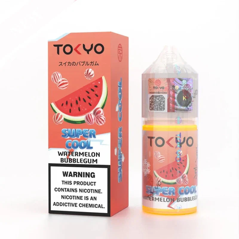 TOKYO SUPERCOOL CBD VAPE - Watermelon Bubblegum Flavor, 60mg/30ml - MrVapora.pk