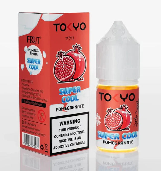 TOKYO SUPER COOL POMEGRANATE ICE SALTNIC 35MG,50MG - 30ML - MrVapora.pk