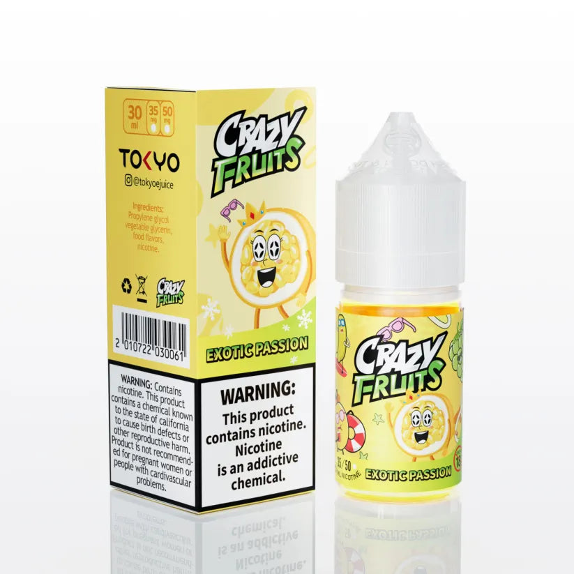 Tokto Crazy Fruits Exotic Passion 35MG,50MG 30ML - MrVapora.pk