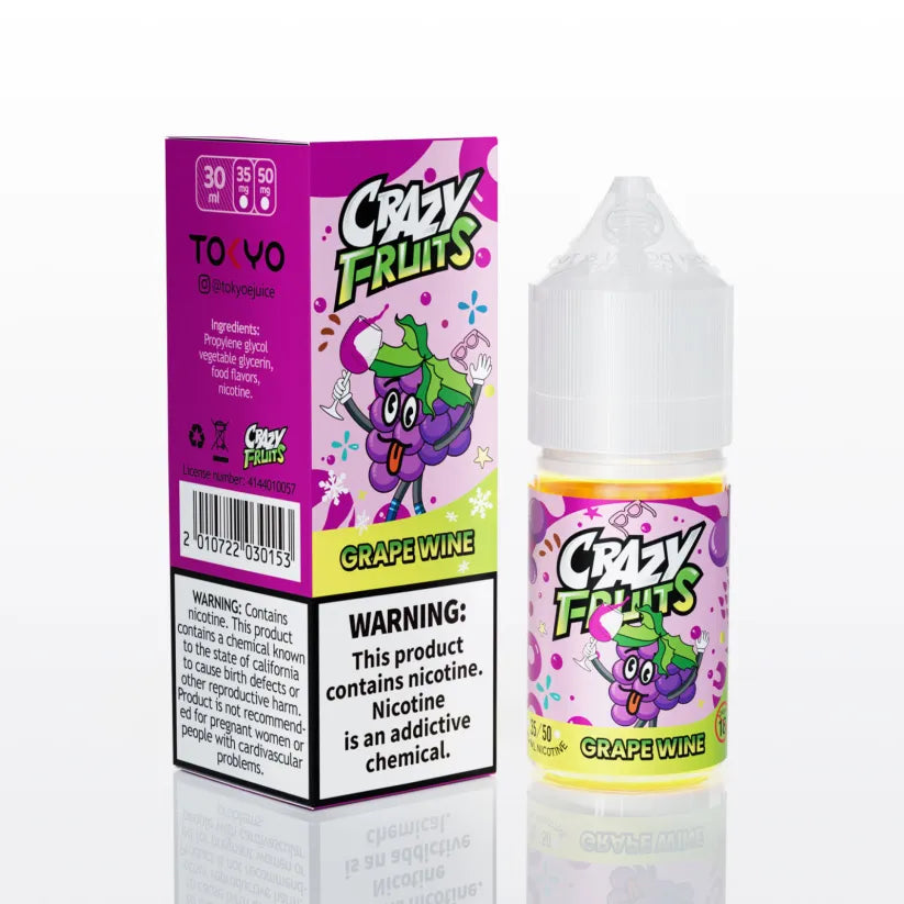 Tokyo Crazy Fruits Grape Wine 30ML - MrVapora.pk