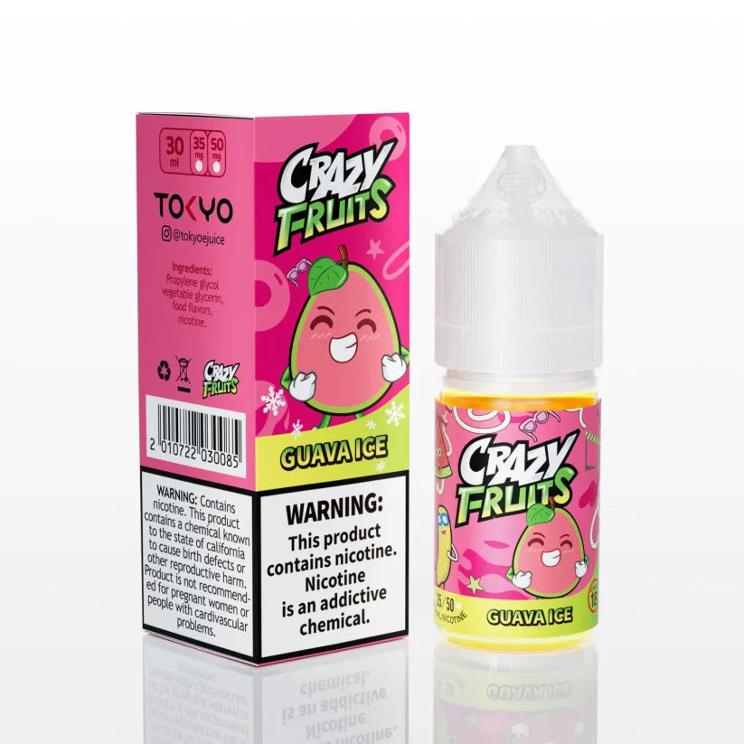 Tokyo Crazy Fruits Guava Ice 35MG,50MG 30ML - MrVapora.pk