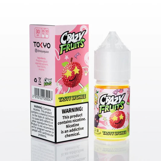 Tokyo Crazy Fruits Tasty Lychee 35MG,50MG 30ML - MrVapora.pk