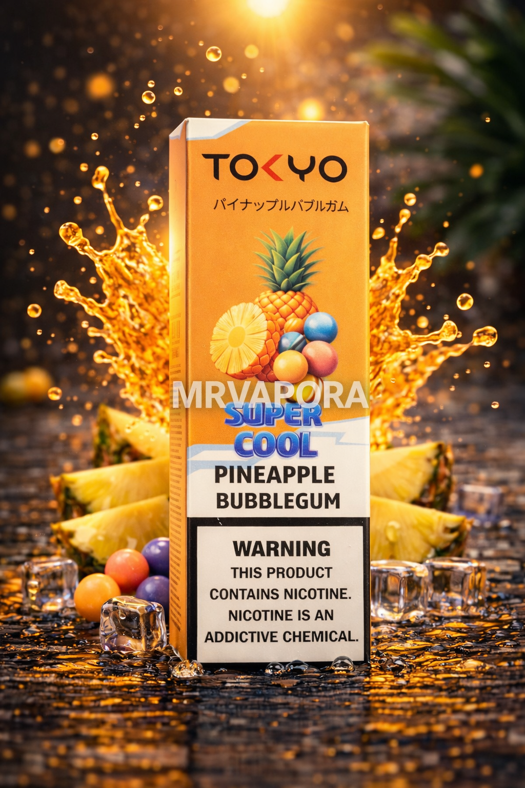 Tokyo Pineapple Bubblegum 30 ml Super Cool Series At Best Price In Pakistan - MrVapora.pk