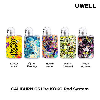 UWELL CALIBURN G5 LITE KOKO 35W  POD KIT - MrVapora.pk