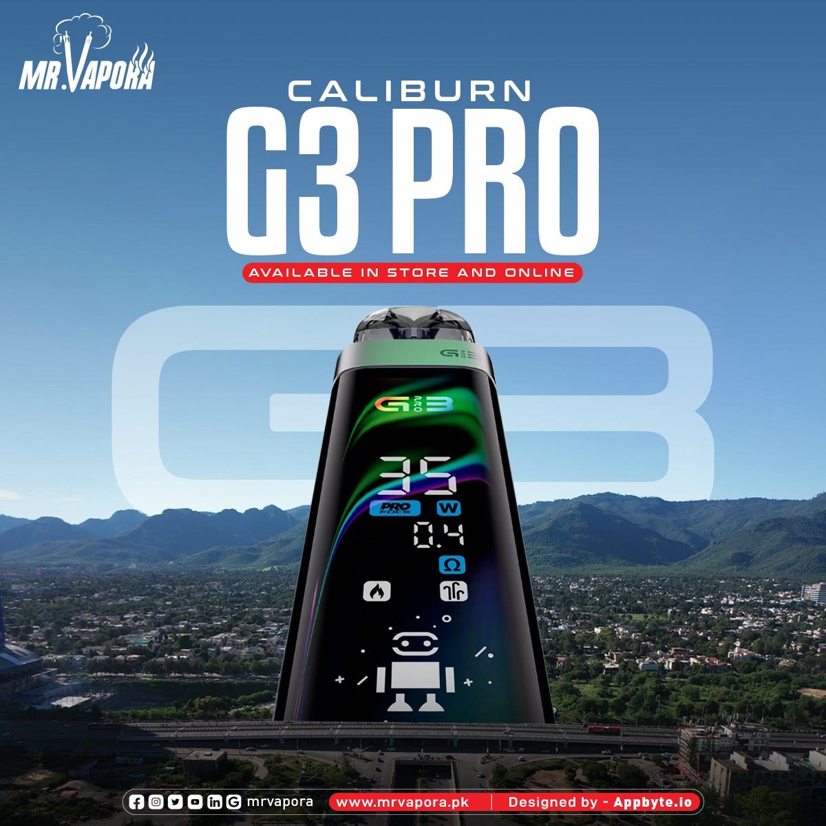 Uwell Caliburn G3 PRO POD KIT - MrVapora.pk