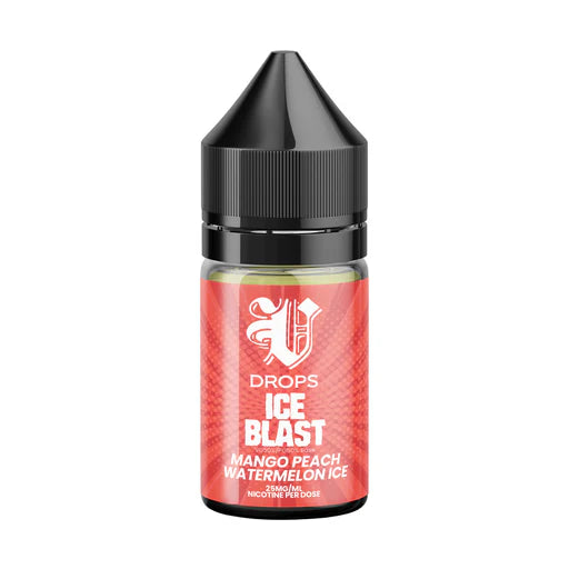 V DROPS – NIC SALT PEACH 30ML 25MG AT BEST PRICE - MrVapora.pk