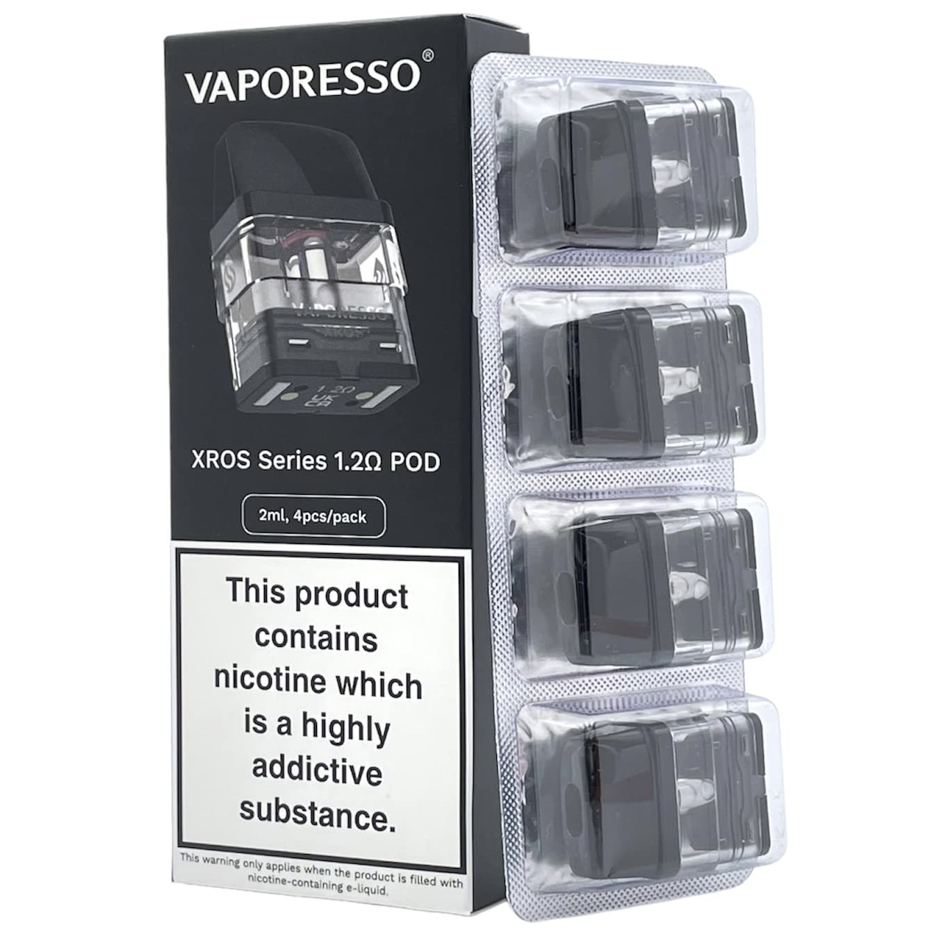 VAPORESSO - XROS SERIES 1.2 MESH POD - MrVapora.pk