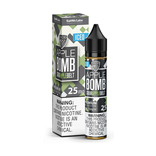 VGOD APPLE BOMB ICED SALTNIC E-LIQUID 30ML - MrVapora.pk