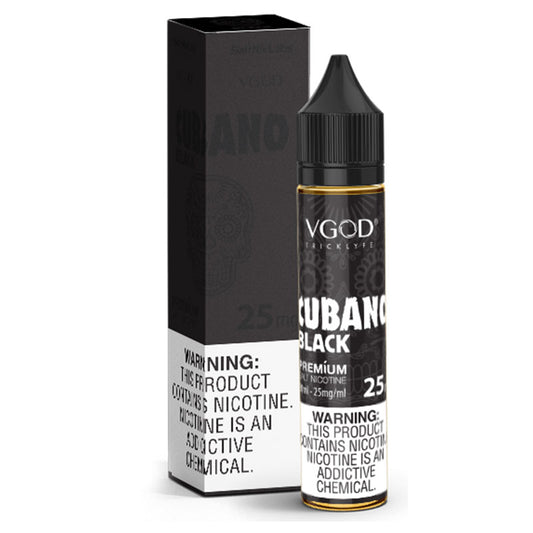 VGOD - CUBANO BLACK SALTNIC 30ML - MrVapora.pk