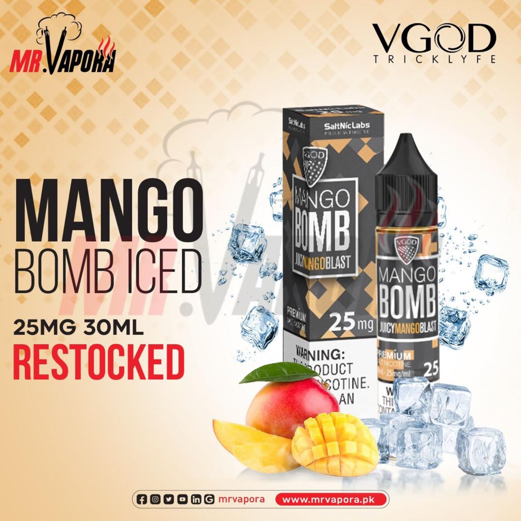 VGOD MANGO BOMB ICED 30ML - MrVapora.pk