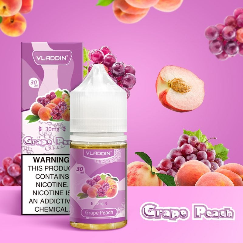 VLADDIN - GRAPE PEACH 50MG 30ML - MrVapora.pk