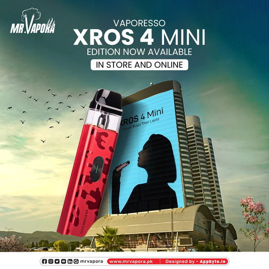 Vaporesso XROS 4 Mini Pod Kit At Best Price - MrVapora.pk