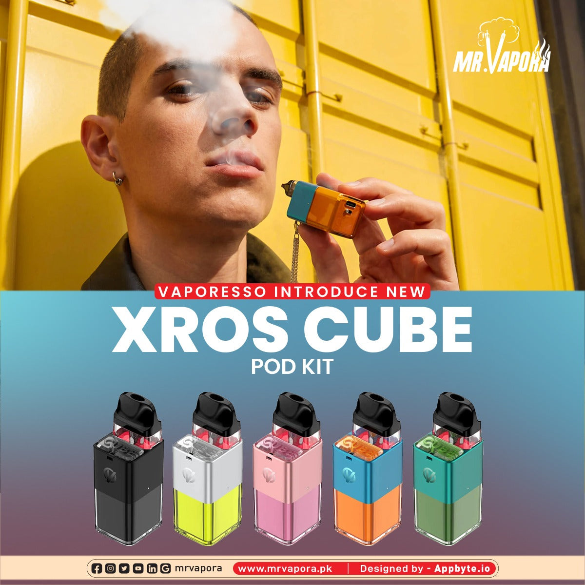 Vaporesso Xros Cube Pod (900mAh) - MrVapora.pk