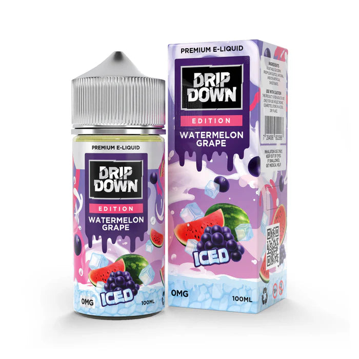 WATERMELON GRAPE ICE  100ML - DRIP DOWN EDITION - MrVapora.pk
