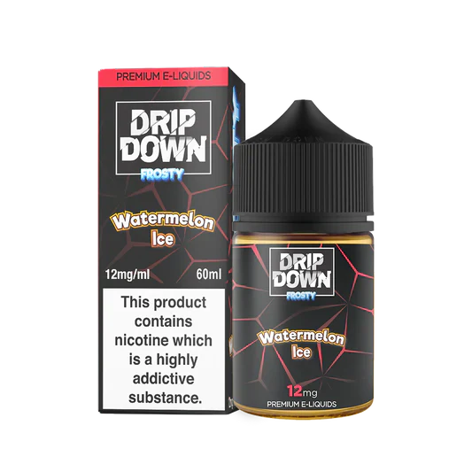 WATERMELON ICE 60ML - DRIP DOWN FROSTY - MrVapora.pk