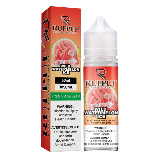 WILD WATERMELON ICE  3MG,6MG 60ML - RUFPUF FREE BASE - MrVapora.pk