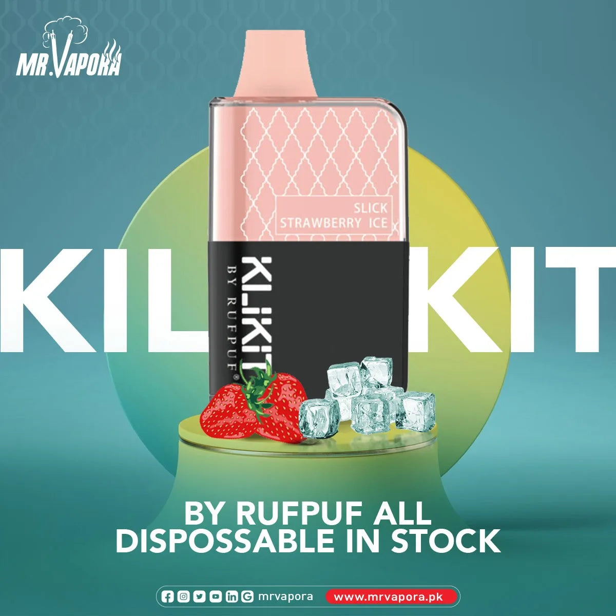 Rufpuf Klikit Disposable Vape In Pakistan