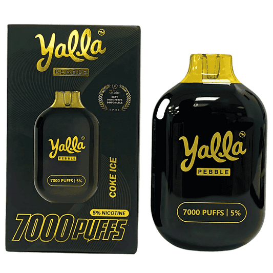 YALLA DISPOSABLE 7000 PUFFS-COKE ICE - MrVapora.pk
