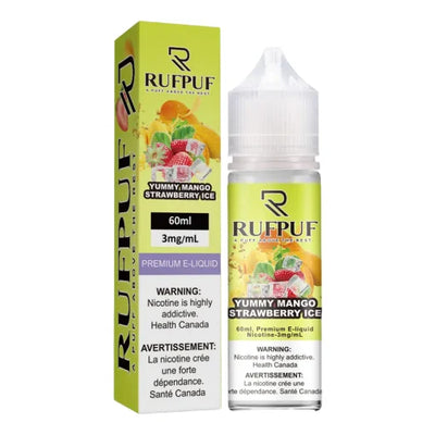 YUMMY MANGO STRAWBERRY ICE  3MG,6MG 60ML - RUFPUF FREE BASE - MrVapora.pk