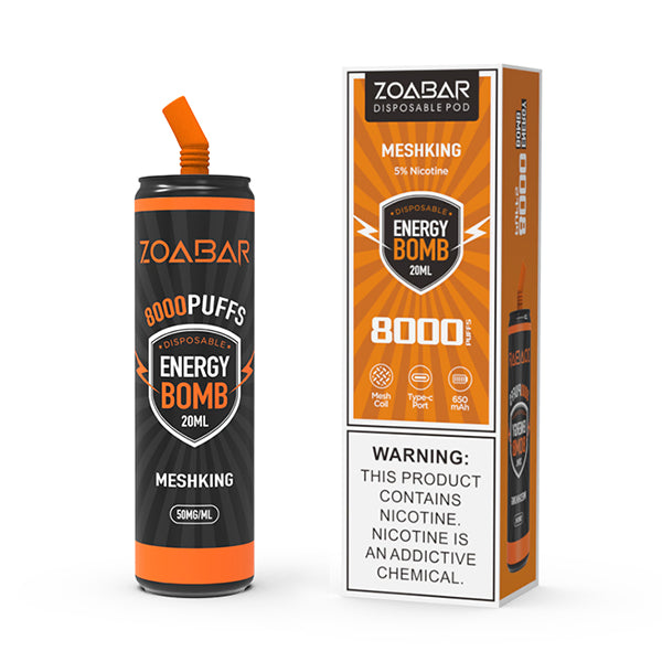ZOABAR - ENERGY BOMB 8000 PUFFS 5% - MrVapora.pk