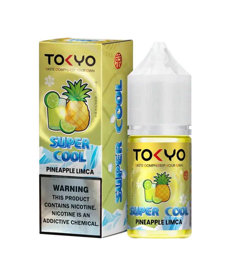 PINEAPPLE LIMCA ICE 35MG ,50MG 30ML- TOKYO SUPER COOL
