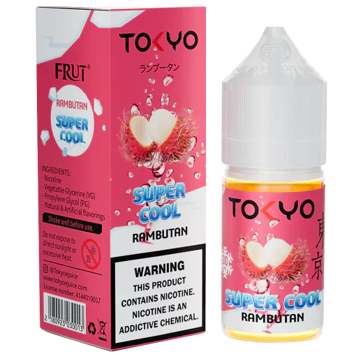 TOKYO SUPER COOL RAMBUTAN 35MG,50MG - 30ML - MrVapora.pk